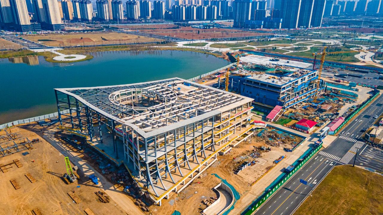 洛阳市文化中心：紧盯目标加快施工